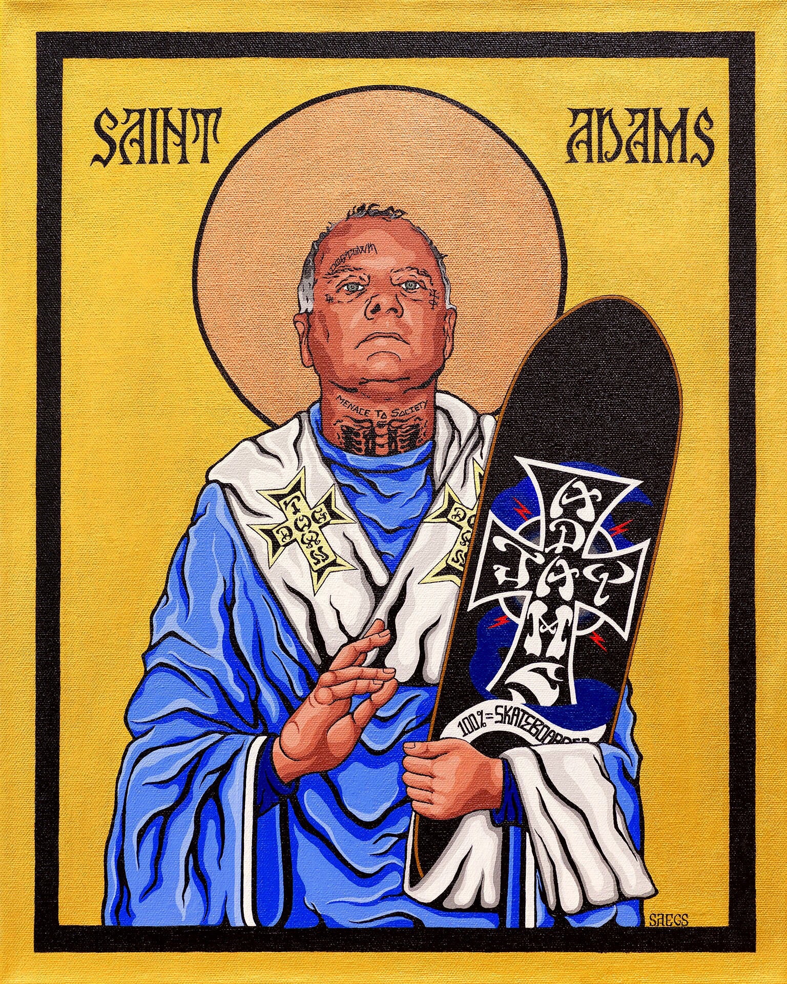 St Adam Saint Adams (Giclee Paper Print) – Saegs Art